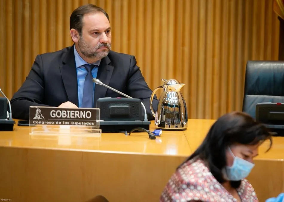 El ministro de Transportes, Movilidad y Agenda Urbana, José Luis Ábalos - Congreso de los Diputados