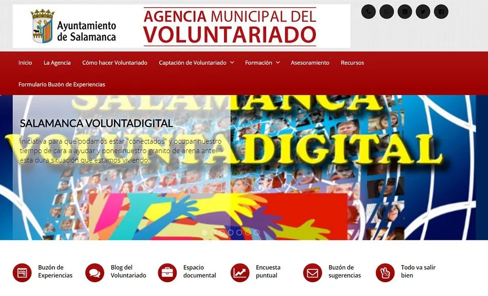 El Ayuntamiento de Salamanca potencia el voluntariado con otro curso online sobre inteligencia...