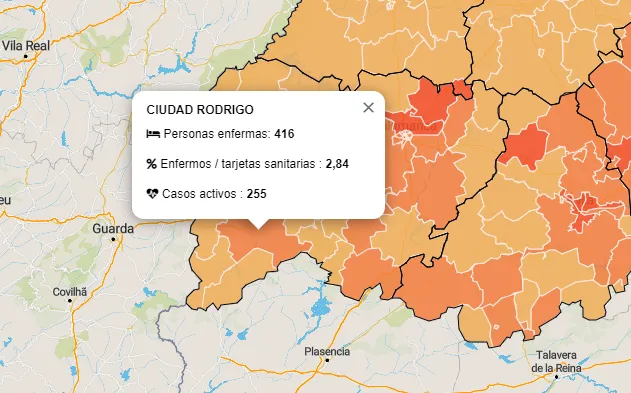 Primer día sin nuevos casos de coronavirus en la Zona Básica de Salud de Ciudad Rodrigo  