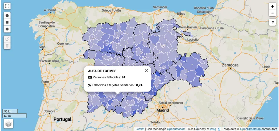 Foto 5 - Treinta y cuatro personas han fallecido por COVID-19 en la zona b&aacute;sica de salud de Alba de Tormes