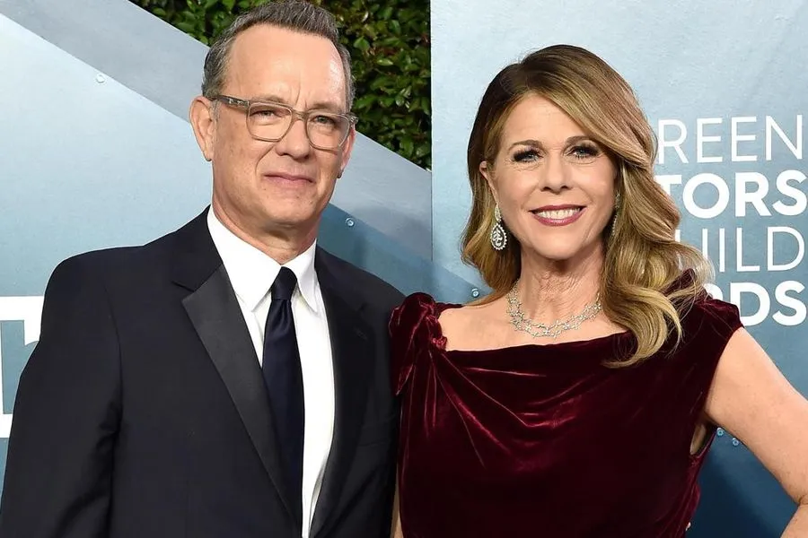 Tom Hanks y Rita Wilson en una reciente aparición en público - Archivo