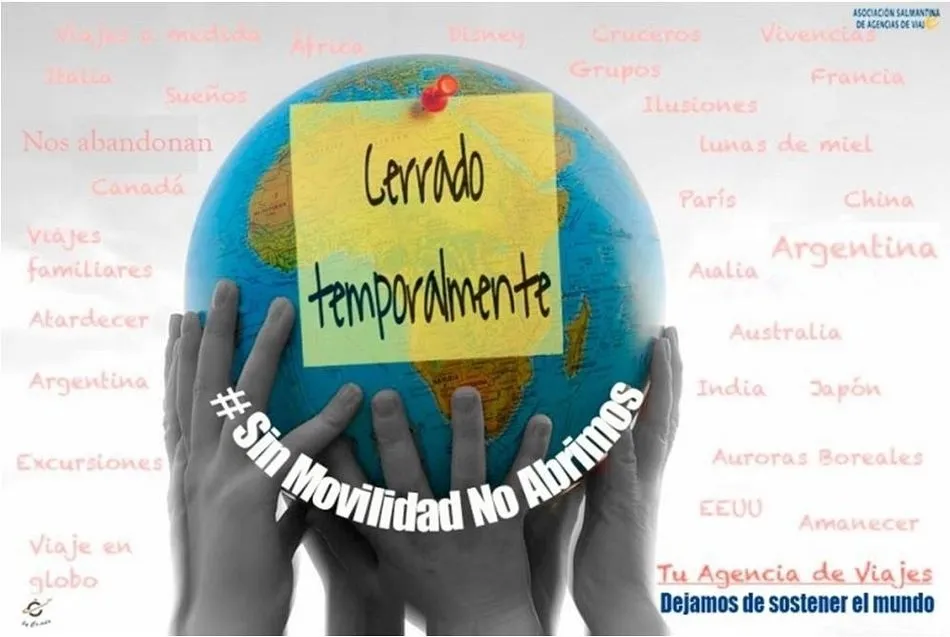 Las agencias de viajes de Salamanca permanecerán cerradas al no haber posibilidad de viajar