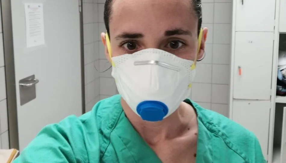 Enfermera del Complejo Aistencial de Segovia. Foto EP