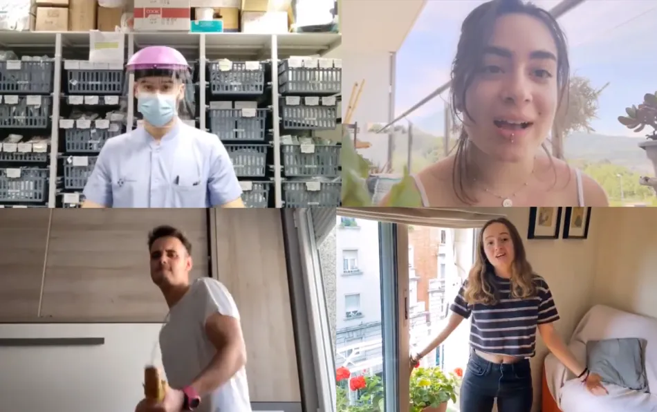 Los jóvenes de La Encina crean su propia versión del ‘Quédate en tu casa’  