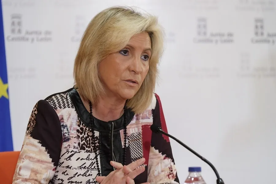 La consejera de Sanidad de la Junta de Castilla y León, Verónica Casado