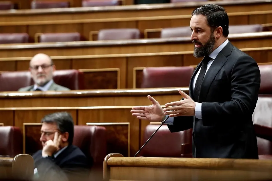 El presidente de Vox, Santiago Abascal | EP