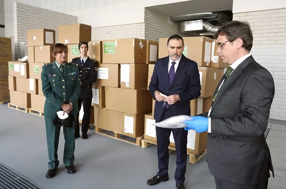 Donación material sanitario al Ministerio del Interior