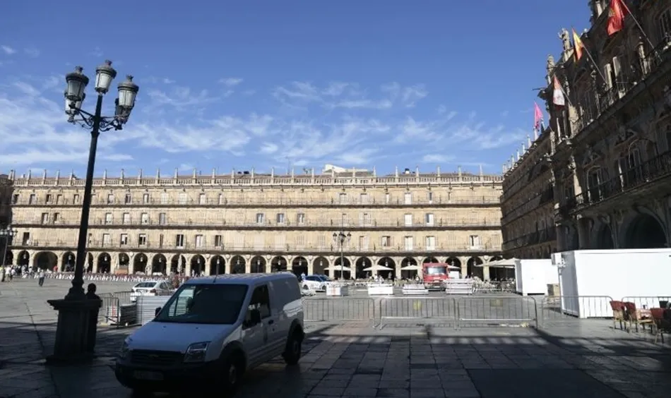 Terrazas de la Plaza Mayor, en una imagen de archivo