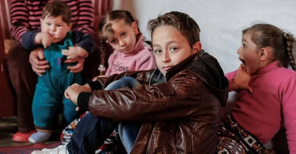 Niños en una actividad de Cáritas