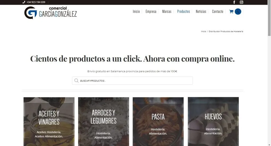 Comercial García González te lo lleva a casa