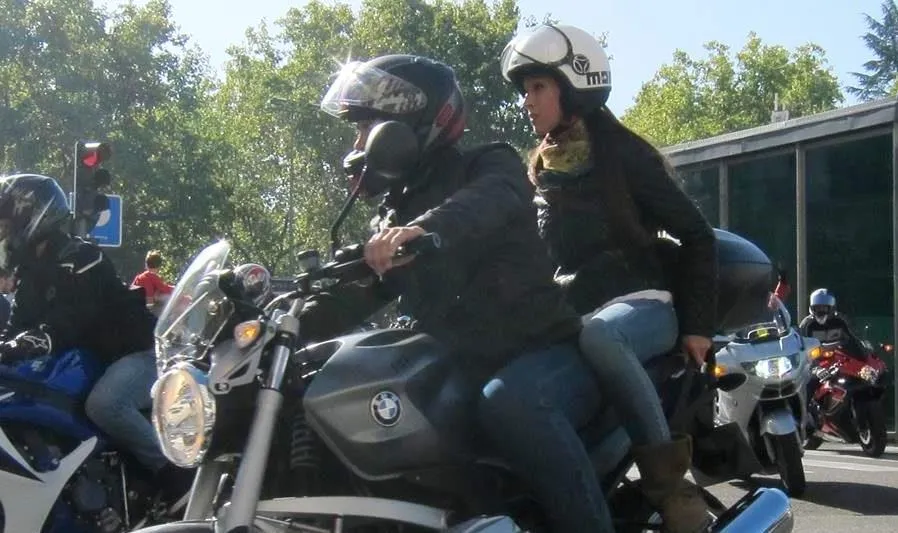 Motoristas por las calles de Valladolid. Foto de archivo EP