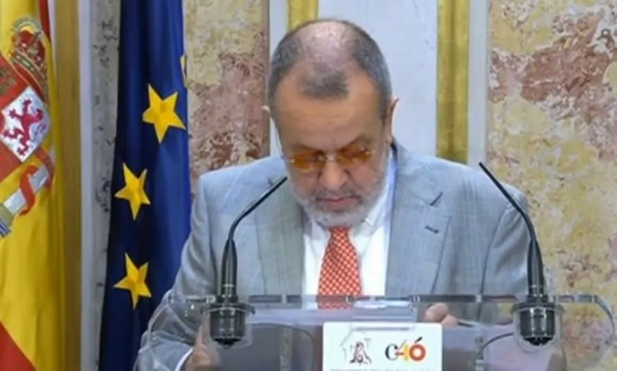 El Defensor del Pueblo, Francisco Fernández Marugán, presenta el informe anual en el Congreso. Foto de archivo