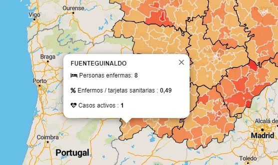 Fuenteguinaldo supera a Fuentes de Oñoro como la Zona Básica de Salud con mejores datos  