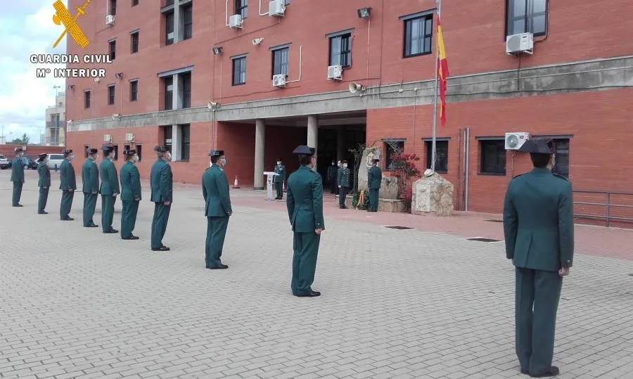 Acto de la Guardia Civil en la Comandancia de Salamanca