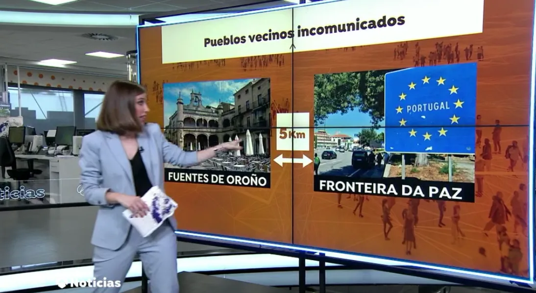 Antena 3 se acerca a la frontera de Fuentes de Oñoro cometiendo 3 notables errores en plató  