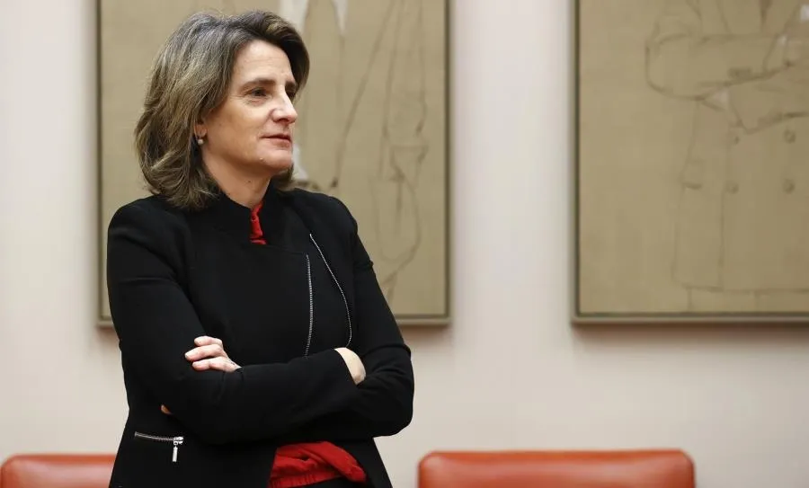 La vicepresidenta cuarta del Gobierno y ministra para la Transición Ecológica y el Reto Demográfico, Teresa Ribera. Foto Pool