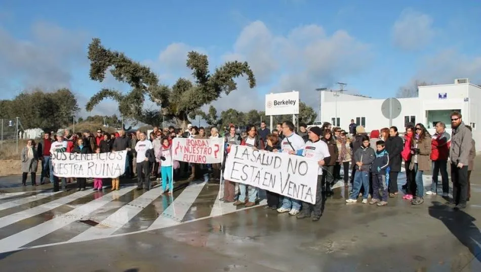 Imagen de archivo de una de las protestas de Stop Uranio