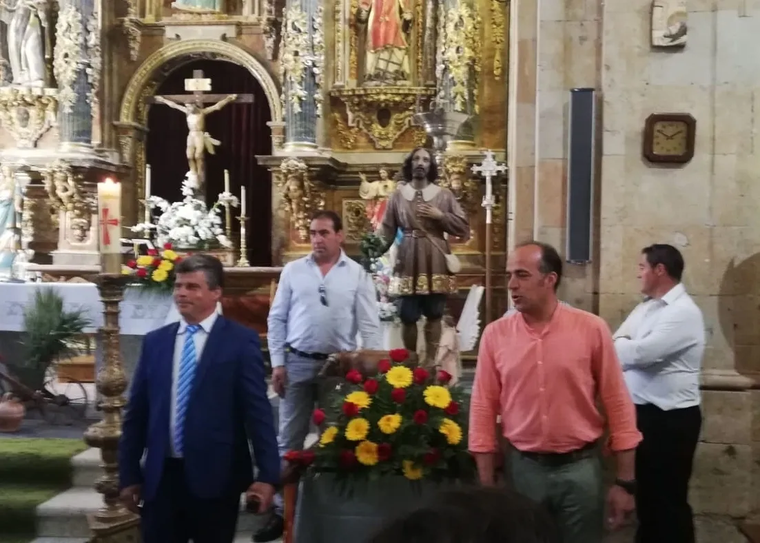Imagen de la fiesta de San Isidro de 2019 compartida por la JAL con los labradores.