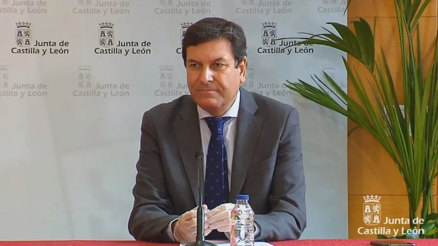 El consejero de Economía y Hacienda, Carlos Fernández Carriedo