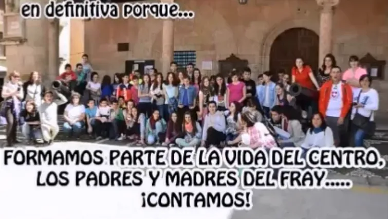 La AMPA del Fray apoya al centro de cara al proceso de admisión con un vídeo  