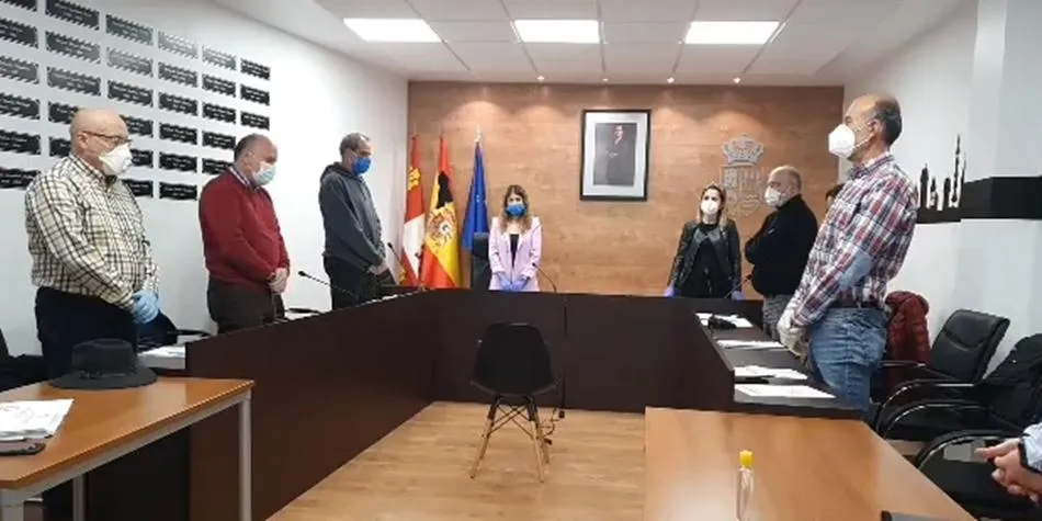 Imagen del pleno celebrado en Castellanos de Moriscos
