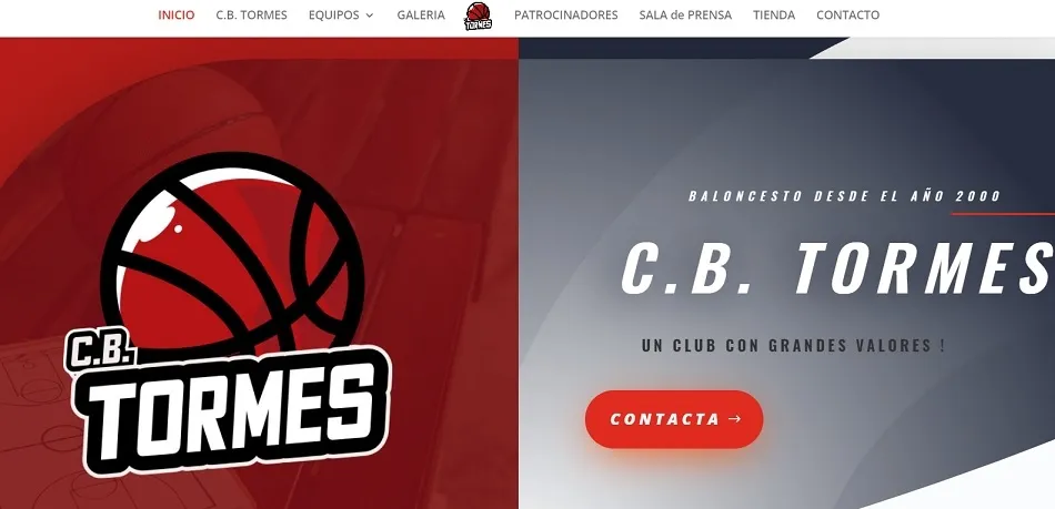 La web (www.cbtormes.es) vuelve a ser dinámica y muy completa, al servicio de jugadores y entrenadores