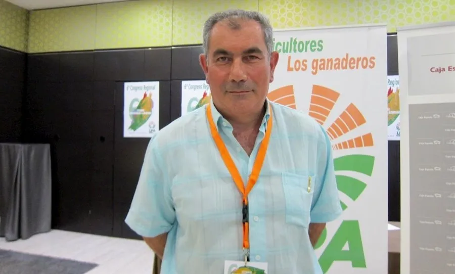 El secretario de UPA en Castilla y León, el zamorano Aurelio González del Río