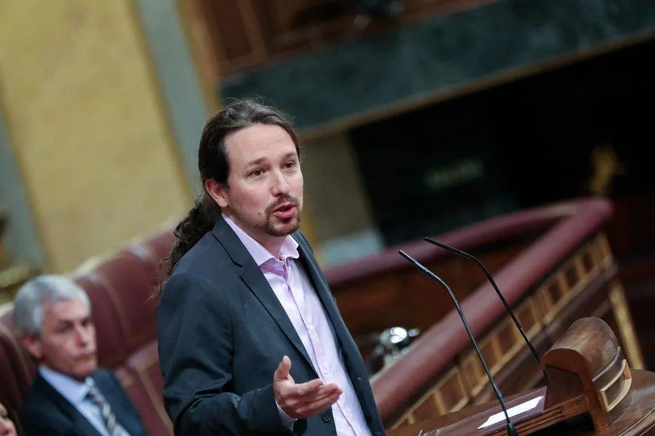 Pablo Iglesias en una intervención en el Congreso de los Diputados - Archivo