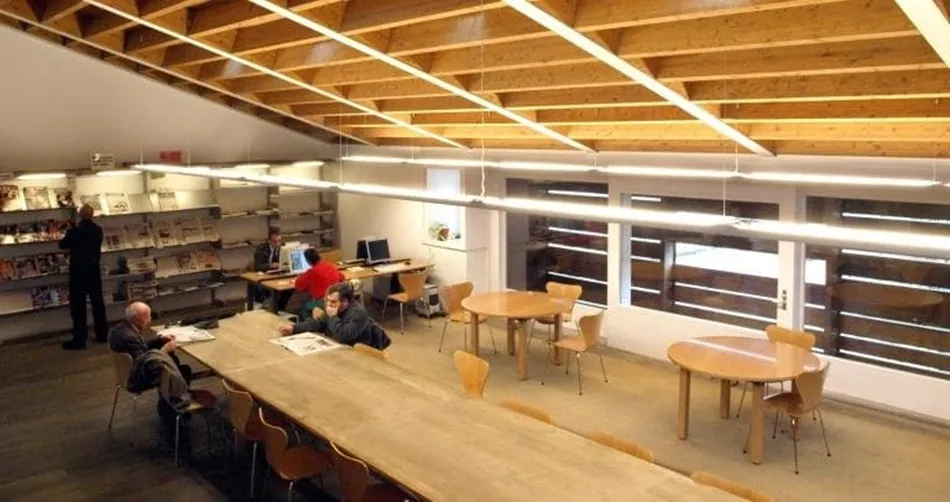 Imagen de archivo de la Biblioteca de la Casa de las Conchas