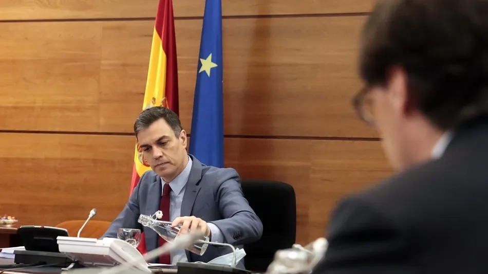 El presidente del Gobierno, Pedro Sánchez, preside el consejo de Ministros. Foto: EP