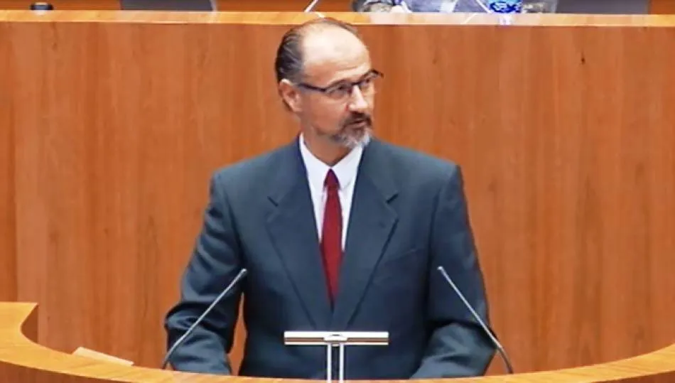 El presidente de las Cortes de Castilla y León, Luis Fuentes