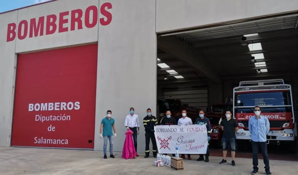 Los Bomberos agradecen la donación recibida de la iniciativa ‘Toreando al Covid 19’  