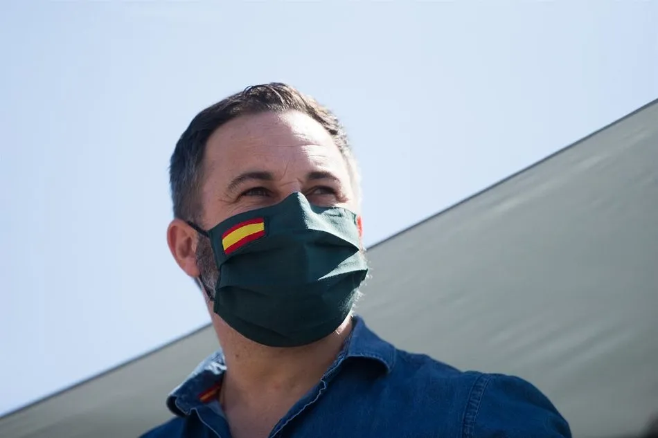 El presidente de Vox, Santiago Abascal. - Joaquin Corchero - Europa Press