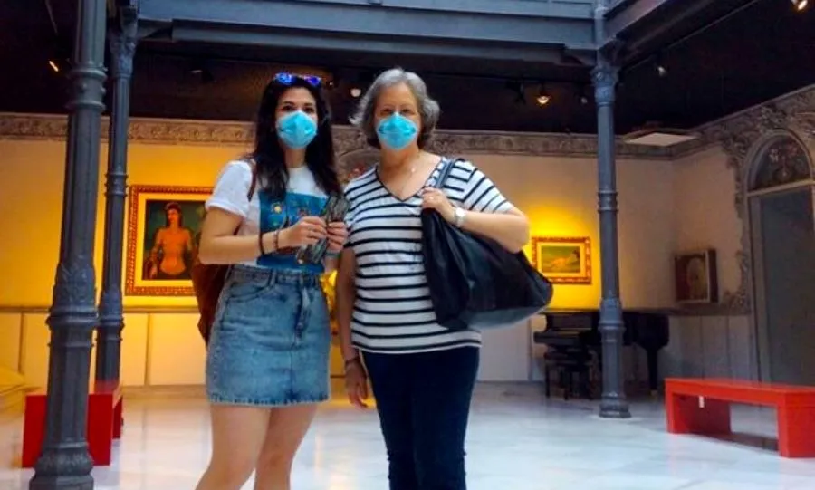 Algunas de las primeras visitantes en esta nueva etapa de la Casa Lis