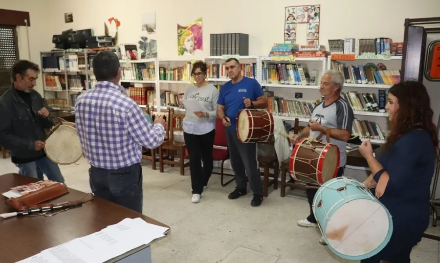 Taller de gaita y tamboril en Martín de Yeltes