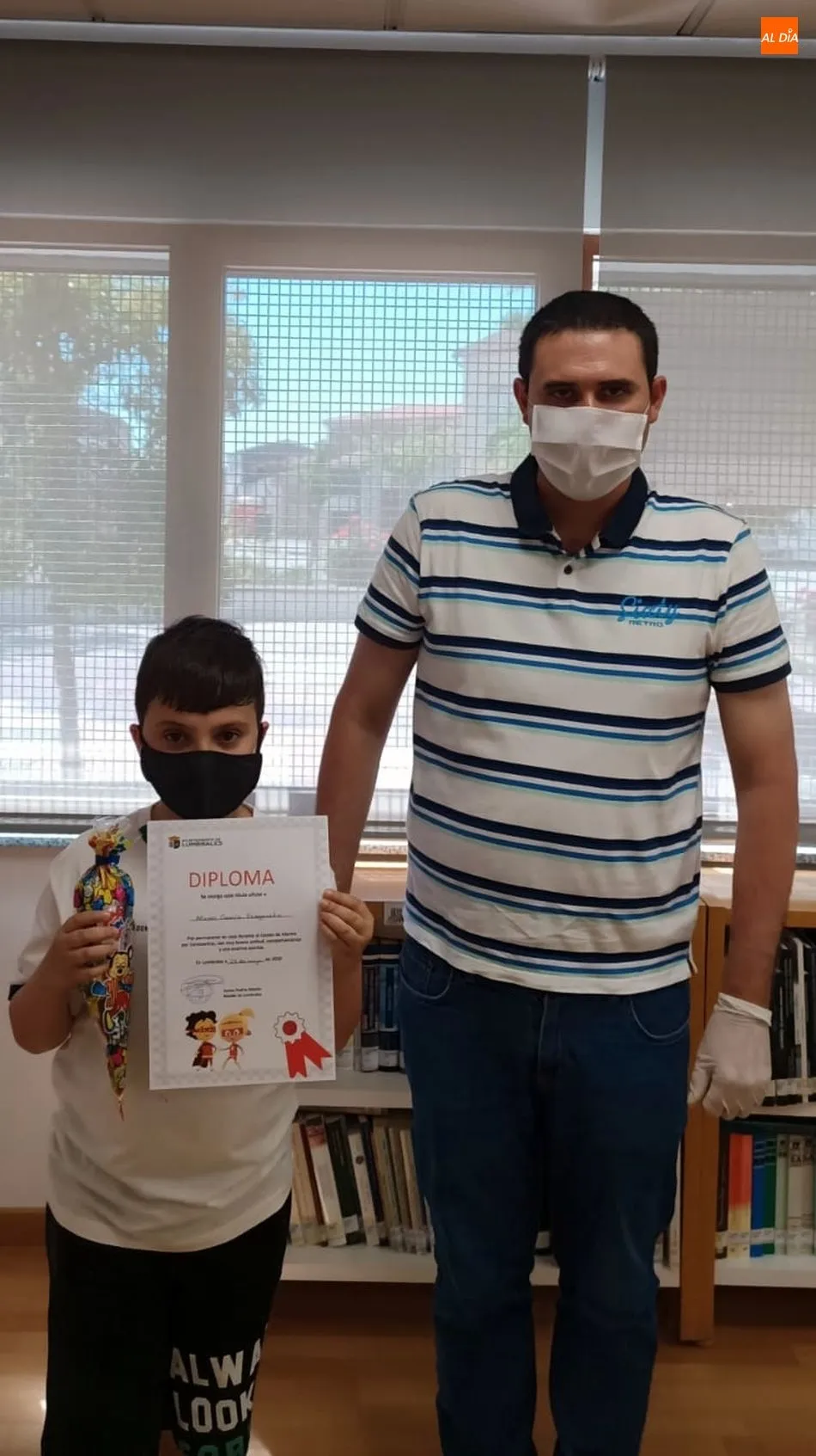 Foto 3 - El Ayuntamiento de Lumbrales premia a los ni&ntilde;os por su valent&iacute;a durante el largo confinamiento