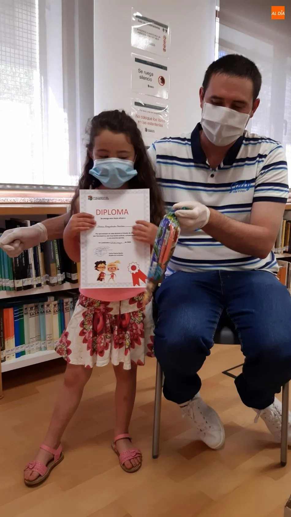 Foto 4 - El Ayuntamiento de Lumbrales premia a los ni&ntilde;os por su valent&iacute;a durante el largo confinamiento
