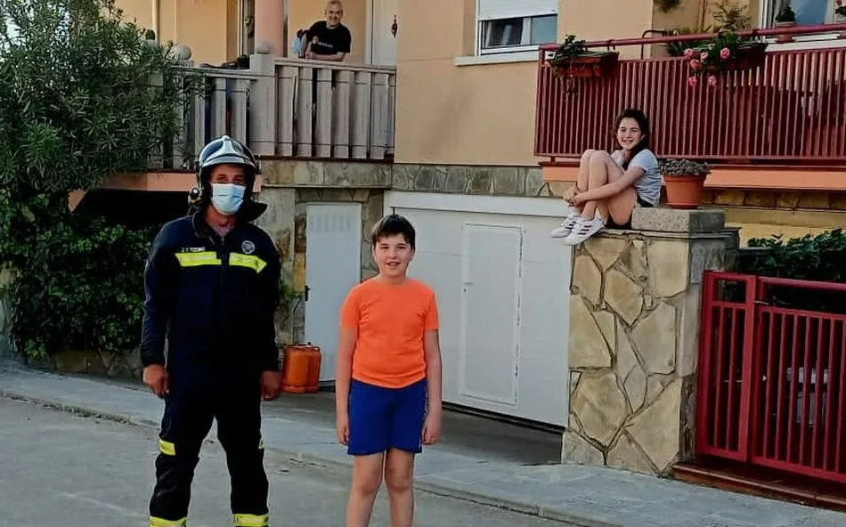 Foto 10 - Javier Moro Rubio cumple 11 a&ntilde;os en Vitigudino con la felicitaci&oacute;n de los Bomberos  