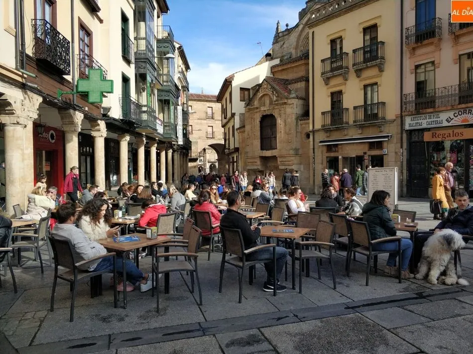 Terrazas en el centro de Salamanca