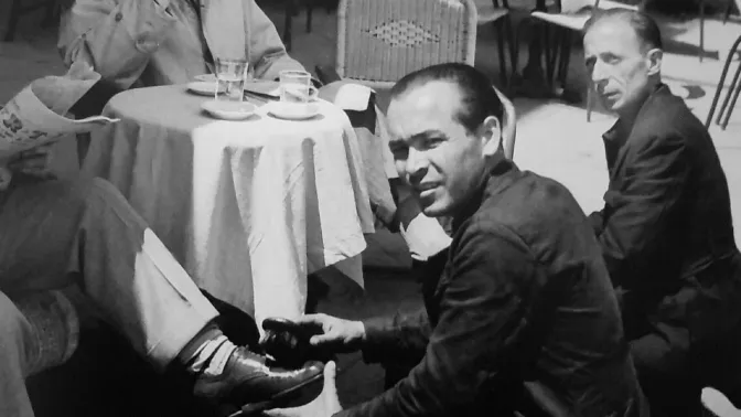 Los limpiabotas de la Plaza Mayor  