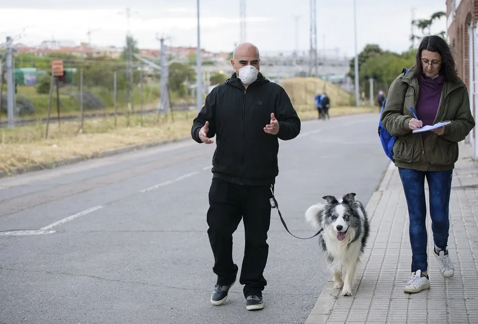 Caín Ferreras en un momento de la entrevista para SALAMANCA AL DÍA   | Fotos: Carmen Borrego
