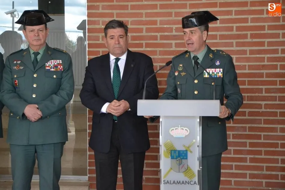 Juan Luis Pérez, durante una intervención realizada en Fuentes de Oñoro en 2018