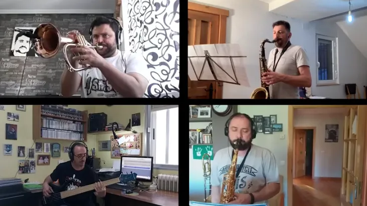 La Barahona Big Band homenajea a los fallecidos y a los que han luchado contra el coronavirus  