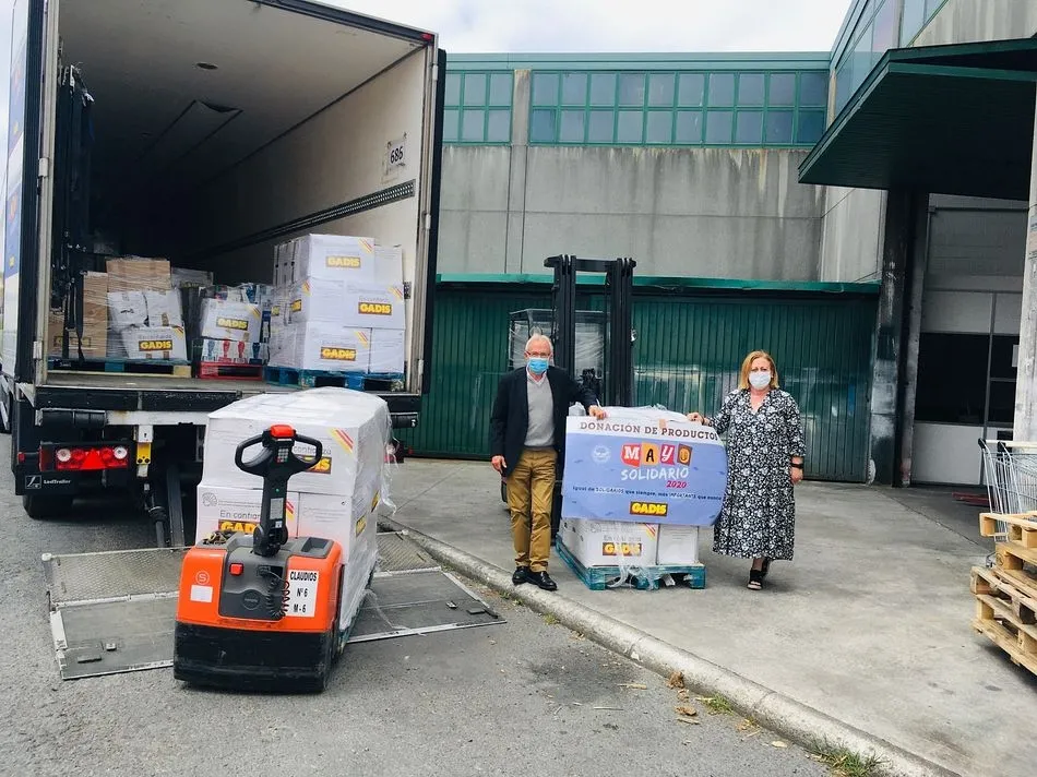 Foto 2 - Gadis entrega casi 50 toneladas de productos a 11 bancos de alimentos, incluyendo Salamanca