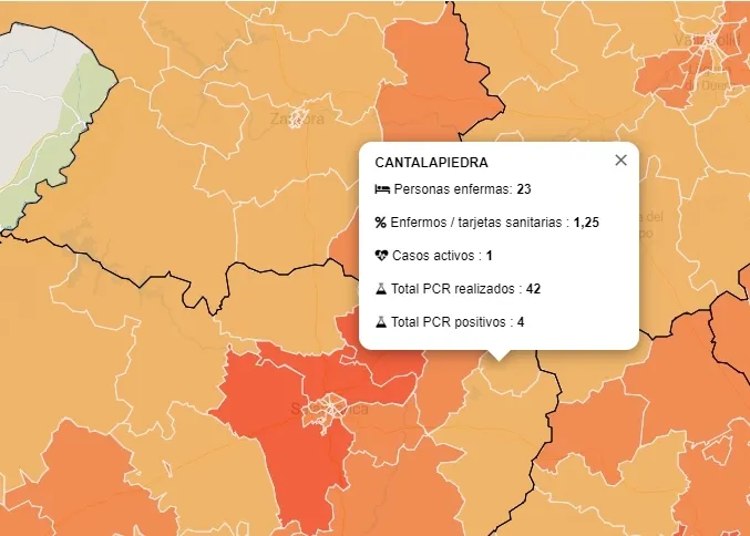 Al menos 200 personas de las zonas básicas de salud de Villoria y Cantalapiedra han pasado la...