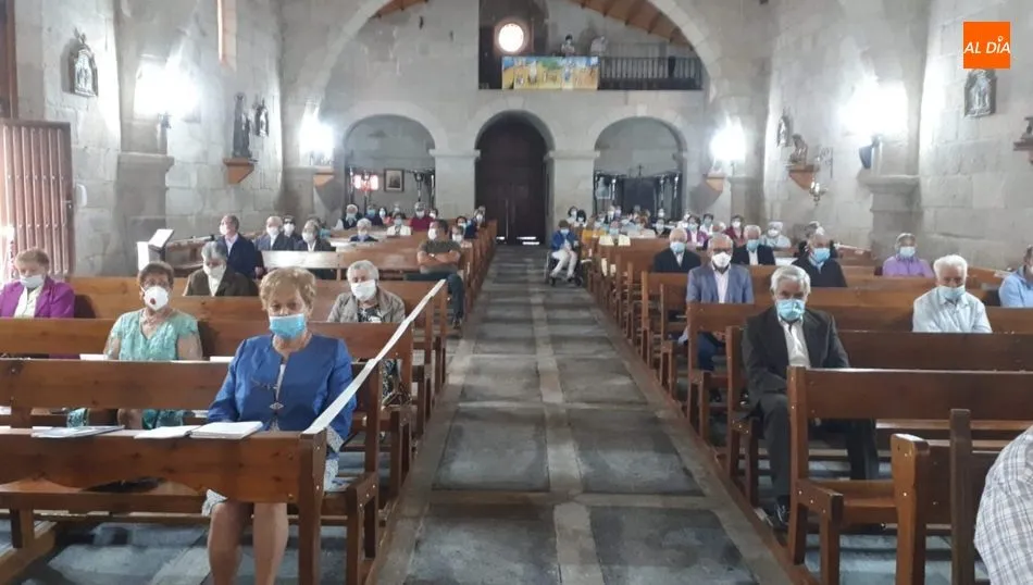 La celebración se limitó a la misa en honor a la Virgen del Amparo
