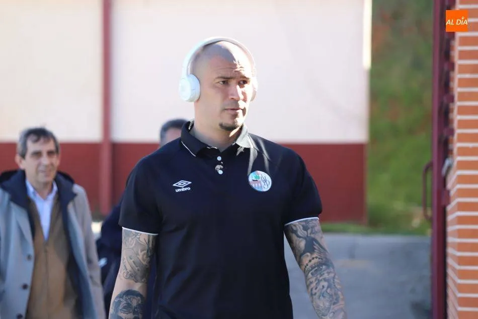 Chatón durante su etapa en el Salamanca UDS, donde fue muy querido por la afición