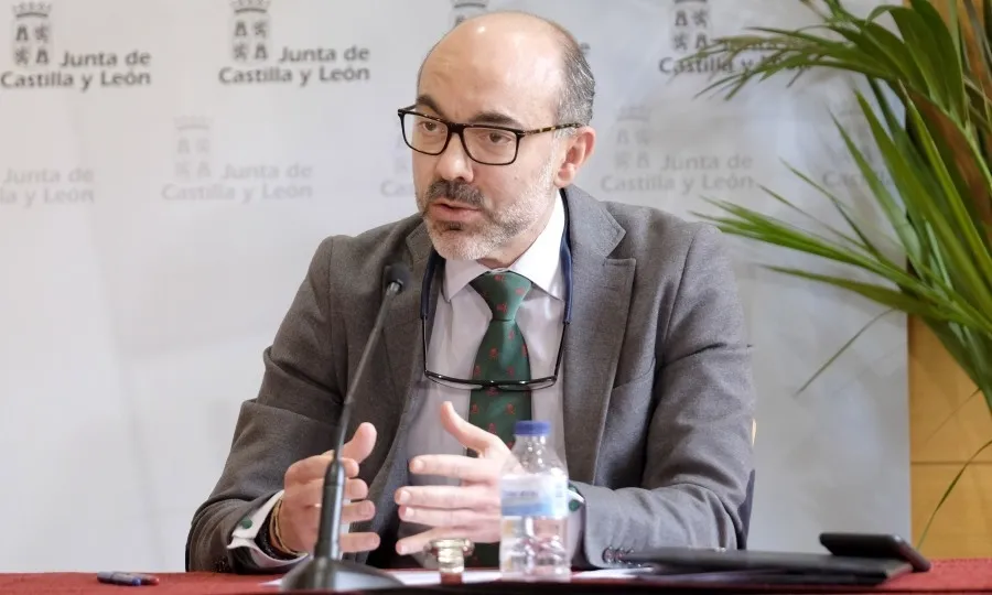 El consejero Cultura y Turismo, Javier Ortega Álvarez, en una rueda de prensa anterior. Foto de archivo