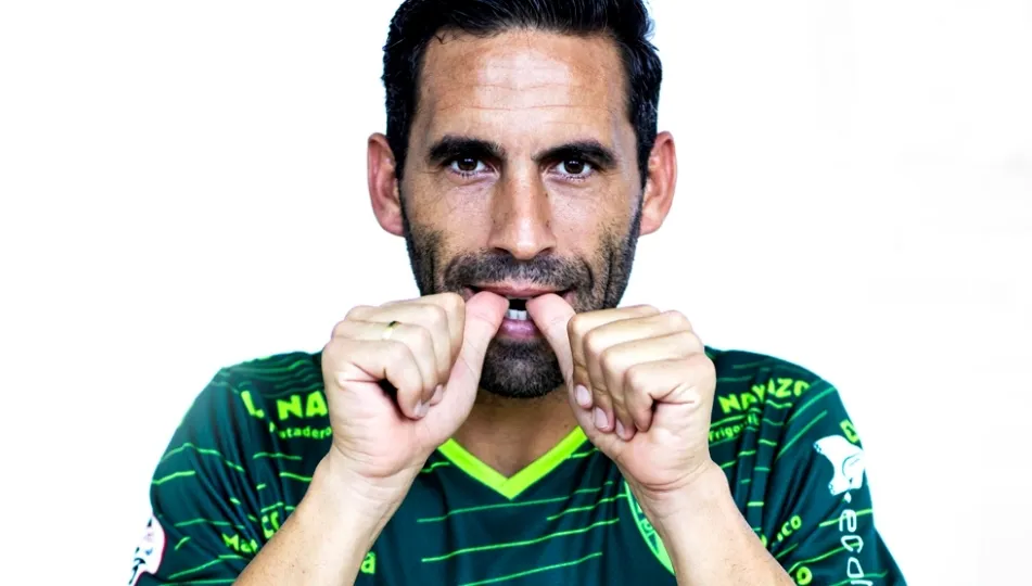 Jonathan Martín, veterano defensa del Guijuelo que pasó antes por el Valladolid, la Leonesa y el Racing Ferrol