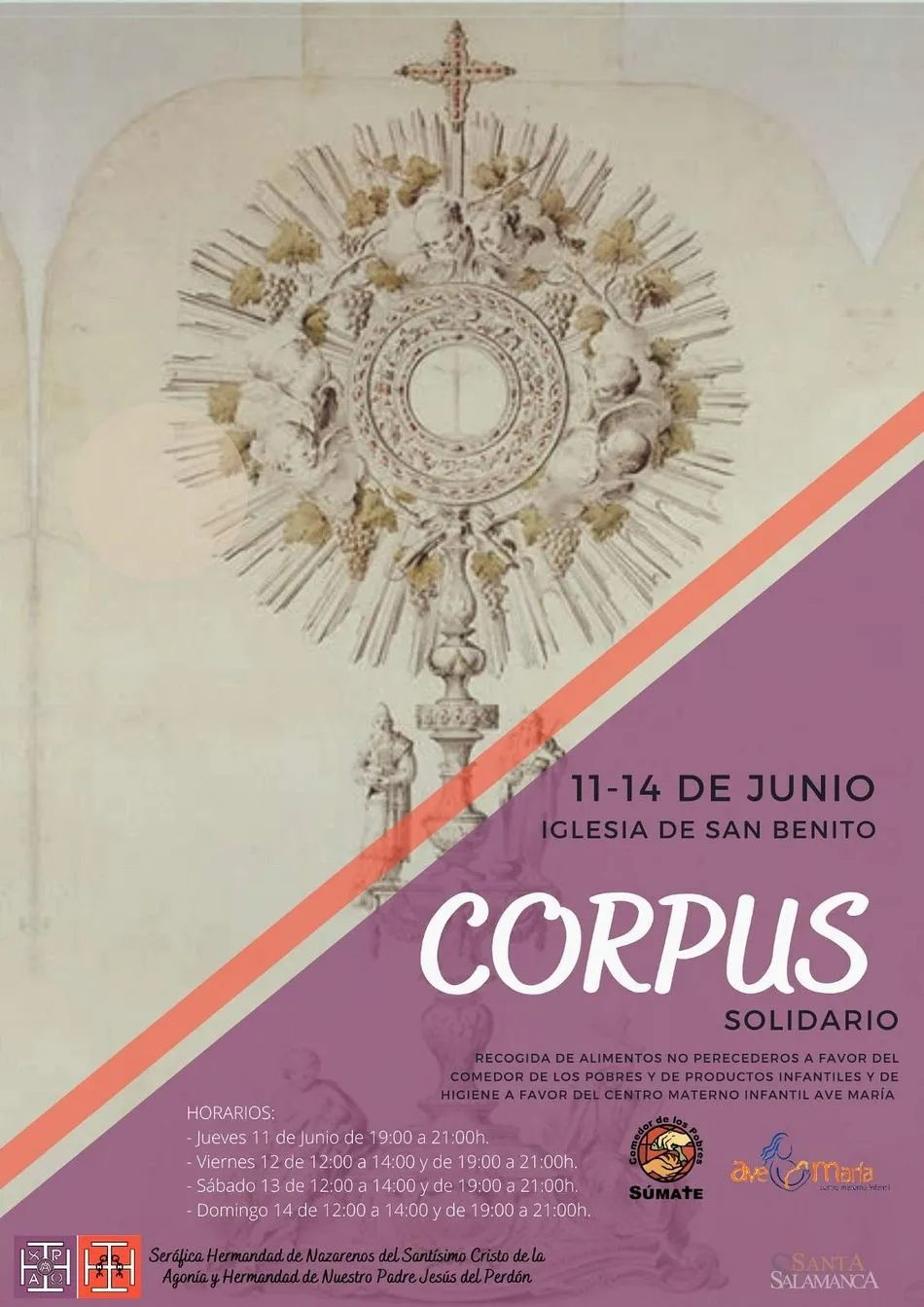 Foto 2 - La Ser&aacute;fica Hermandad de Nazarenos celebra un solidario Corpus